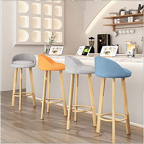 Banco de bar familiar Banco alto moderno Banco giratório, banco de altura contrária Tecidos Cadeira