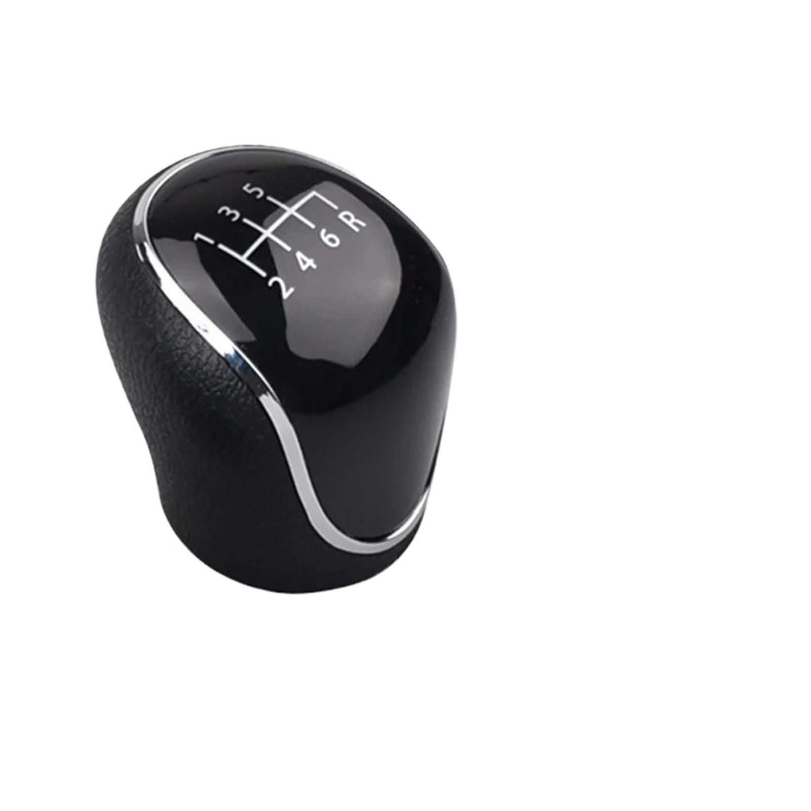 Qmtvfsrh 123456R Black Car Gear Shift Knob For Hyundai For Ix35 2012 2013 2014 2015 2016 5/6 Speed Gear Shift Knob(123456R Black)