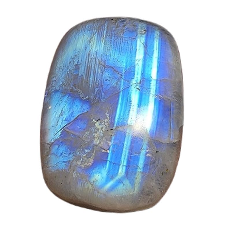 Cabochon en pierre de lune naturelle en baguette 29x20x8mm GH_NAT_01745