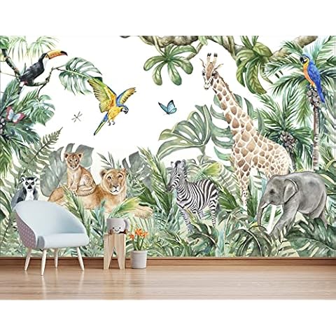 Papier Peint Animaux de la Jungle MWSSEGGE Cover