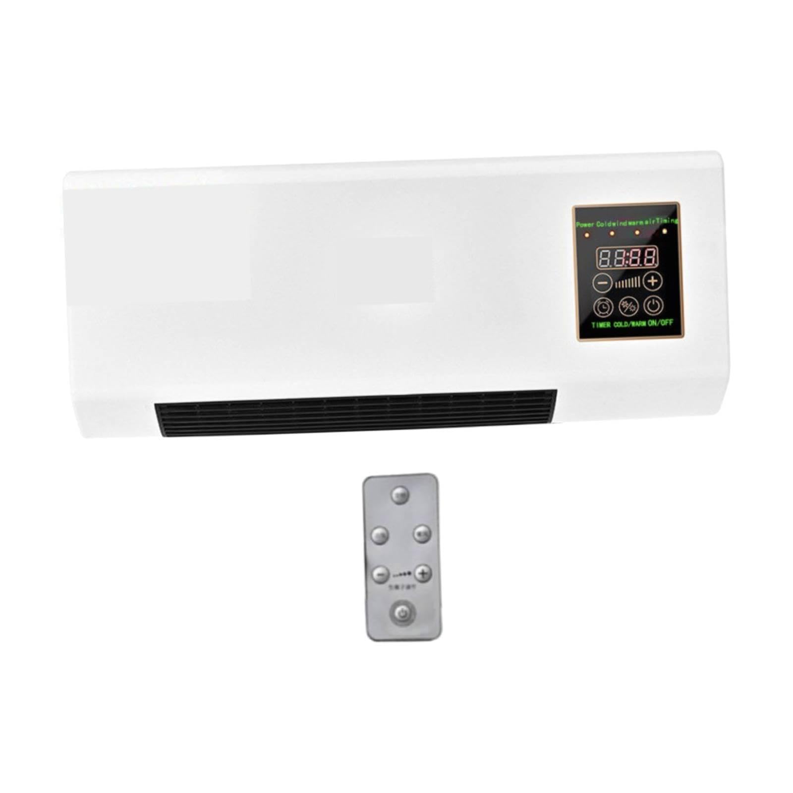 F Fityle Mini Climatiseur Silencieux sans Unité Extérieure, Climatiseur Mobile Mural et Table, Minuterie 8h, Clim Mobile Réversible 2 en 1, pour Chambre, Bureau, Appartement, Prise EU
