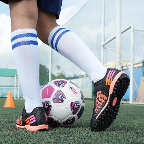 brooman Kids Turf Soccer Shoes Girls Boys Indoor Soccer Shoes2