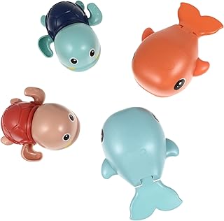HOOTNEE 4 Pçs Brinquedos De Banho Do Bebê Brinquedo De Banho Flutuante Brinquedo De Natação Brinquedo De Água Relógio Crianças Brinquedo De Relógio Banheira Brinquedo De Água Brinquedo