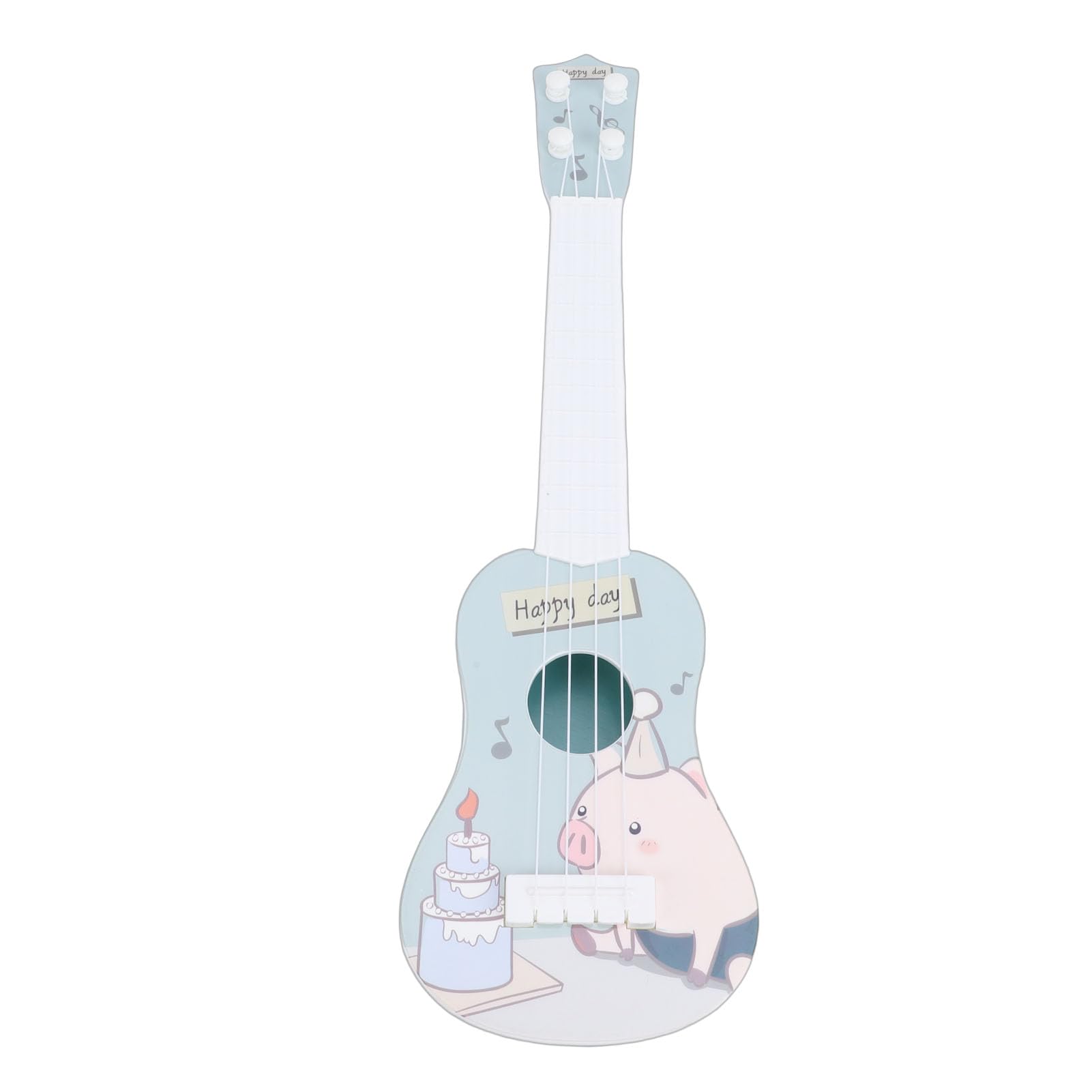 Cryfokt Interactive Ukulele Guitar Toy for Children Cooperative Play Cognitive Development Lightweight Portable (Pink) — view 11