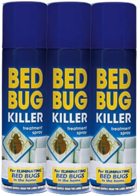 Premium Quality Bed Bug Killer | Heavy Duty Bed Bug Treatment | Home Defence Max Home Bed Bug Killer | Bed Bug Spray for Mattress | Multi Pack Offer | 200 ML | Pack of (3)