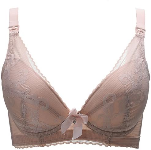 JLF Women's Sexy Embroidery Lace Breast-fedding Bra Nursing Maternity Bra Anti-sagging Bra