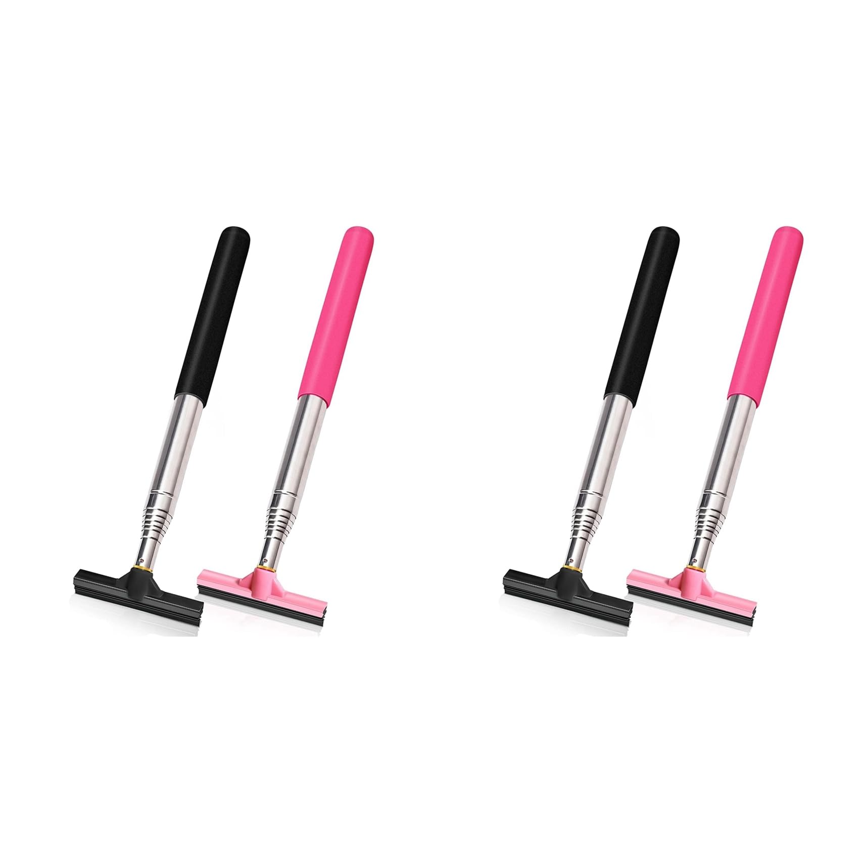 Jnchdghwa 4X Car Side Mirror Squeegee Car Mirror Squeegee Portable Car Squeegee Car Rearview Mirror Wiper Telescopic Mini Squeegee