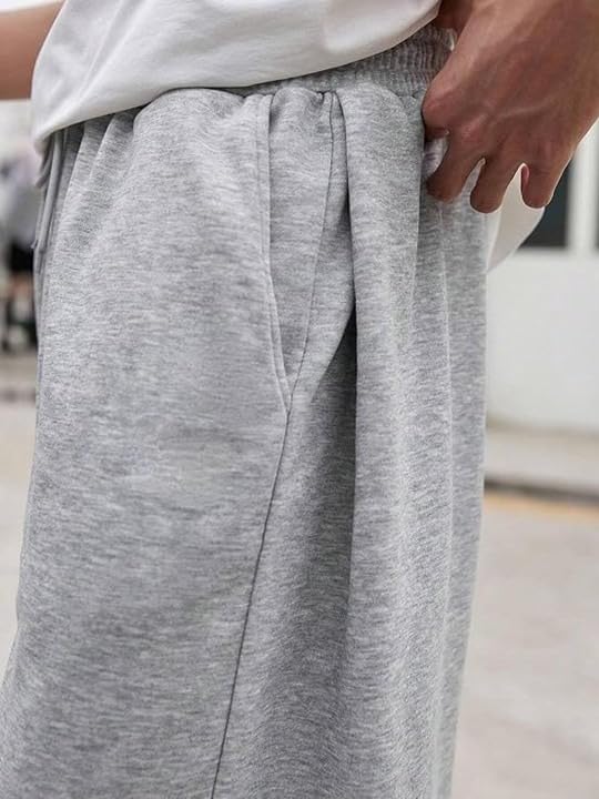 Image of You Forever Men's Relaxed Fit Track Straight Fits - High Waist Pants with Pockets for Sporty & Casual Look