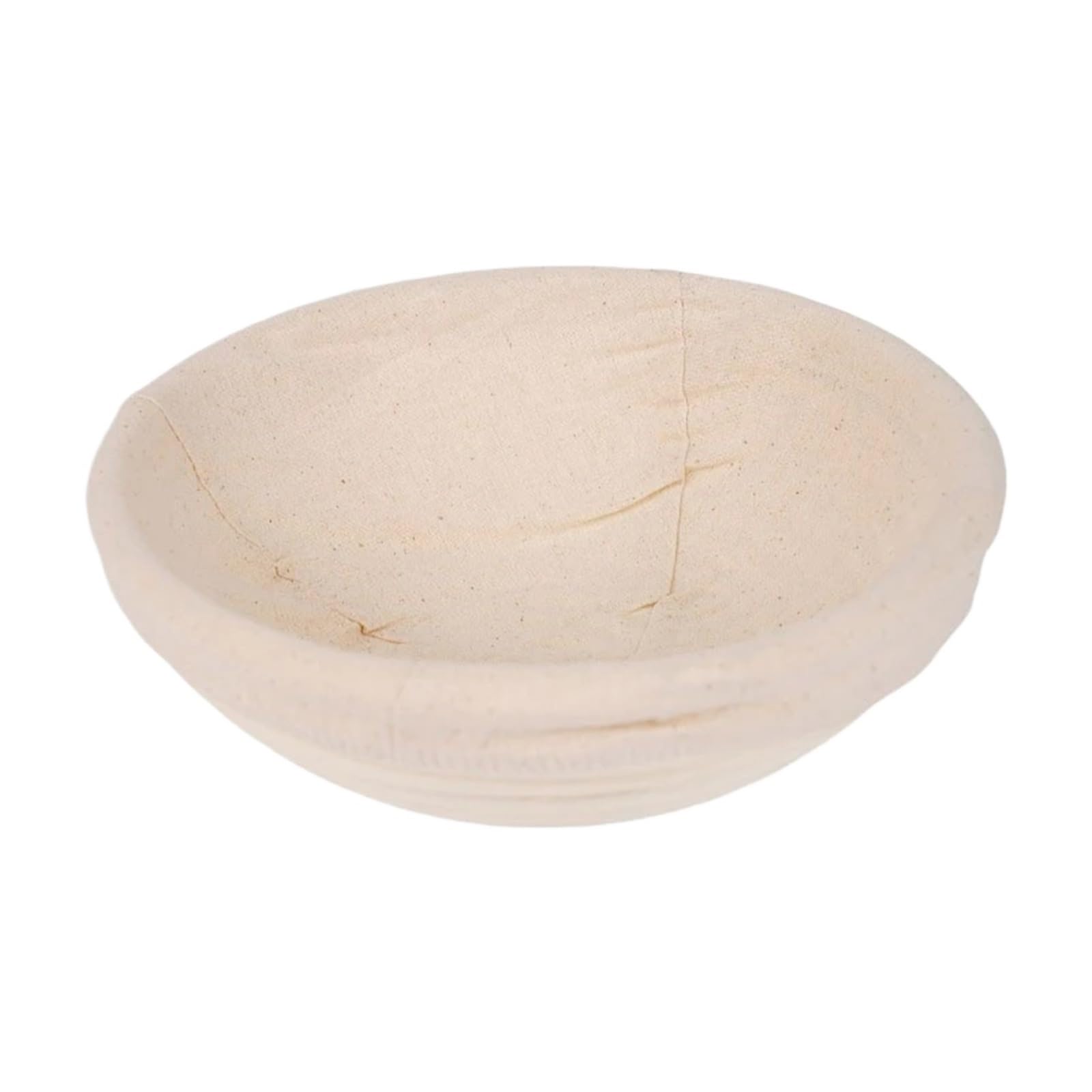 Banneton redondo u ovalado for panadero casero, cesta a prueba de pan, fermentación masa ratán Natural, herramientas for hornear Para Hornear Pan(Round-25X8cm)