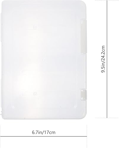 Miniatura 3 de Estuche portátil para proyectos A5, caja de almacenamiento de plástico, letra A5, soporte de papel, documentos, revistas, organizador de papel para