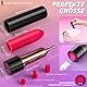 Mini Vibrator Vibratorensets für frauen Mit Vier Silikonköpfe-Sex Toys Lipstick Vibration für Frauen Sex Spielzeug für die Frau mit 10 VibrationModi, Leise Vibratoren Sexspielzeug für Frauen Paare