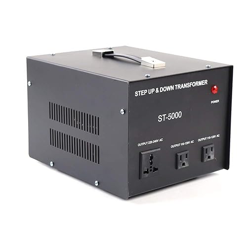 ST-5000 5000 W Transformador de voltaje Step UpDown 110V220V AC Convertidor de voltaje de servicio pesado Transformador convertidor de potencia con