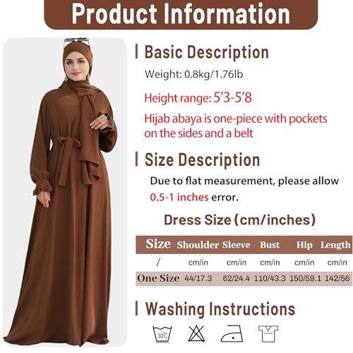 women muslim dress middle east arabian robe islamic modest dress with hijab scarf lace sleeve flowy abaya dress
