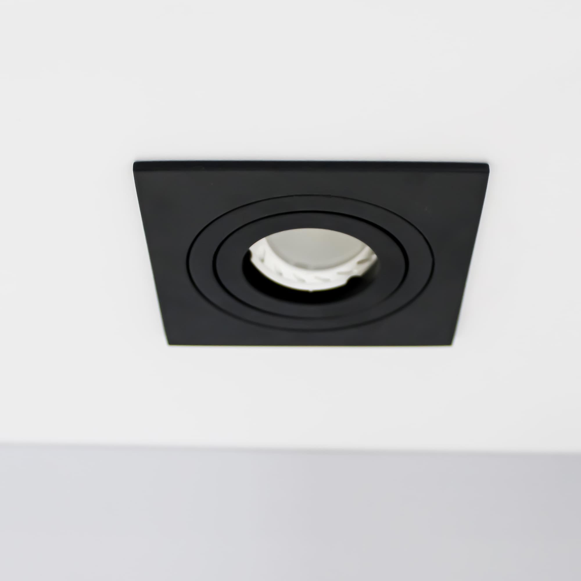 Wonderlamp Classic wbudowane nowoczesne 10 sztuk, czarne