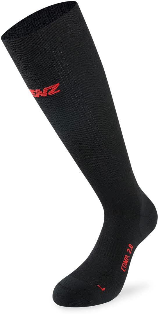 Lenz Unisex Noir Compression Socks 2.0 Merino