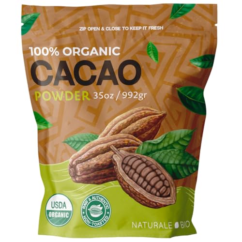 Naturalebio CACAO1KG Organic Cacao Powder 35Oz cover