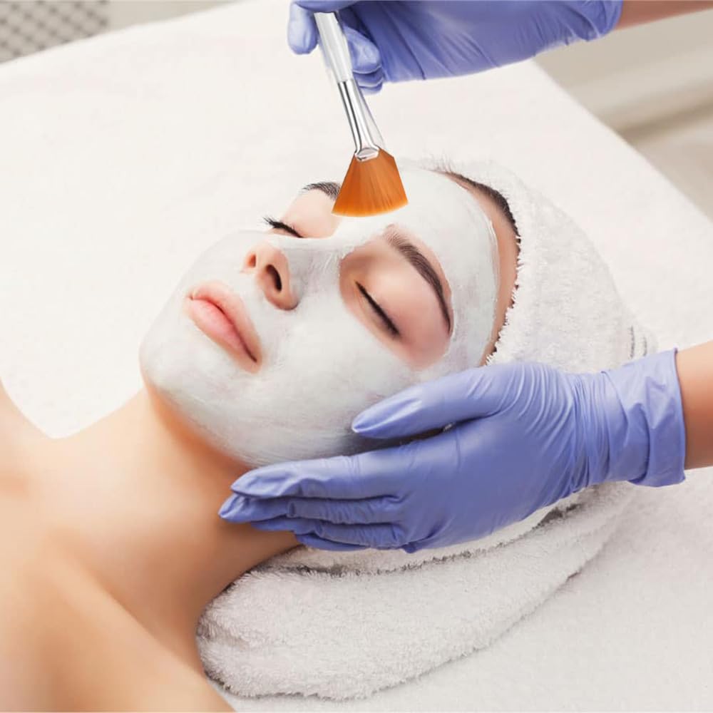 10 pennelli per il viso, pennello a ventaglio, applicatore estetista, pennello per donne e ragazze, make up push on mud Cleansing Face