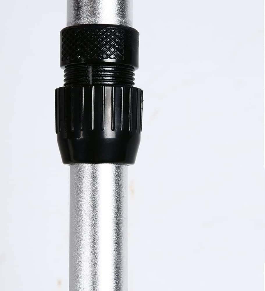 Stampelle per Camminare, Bastone Quadruplo Regolabile, Maniglia ergonomica, Ausili per la mobilità per Anziani, Anziani e Disabili, per Alti 39-71 Pollici, Argento/Oro/Marrone