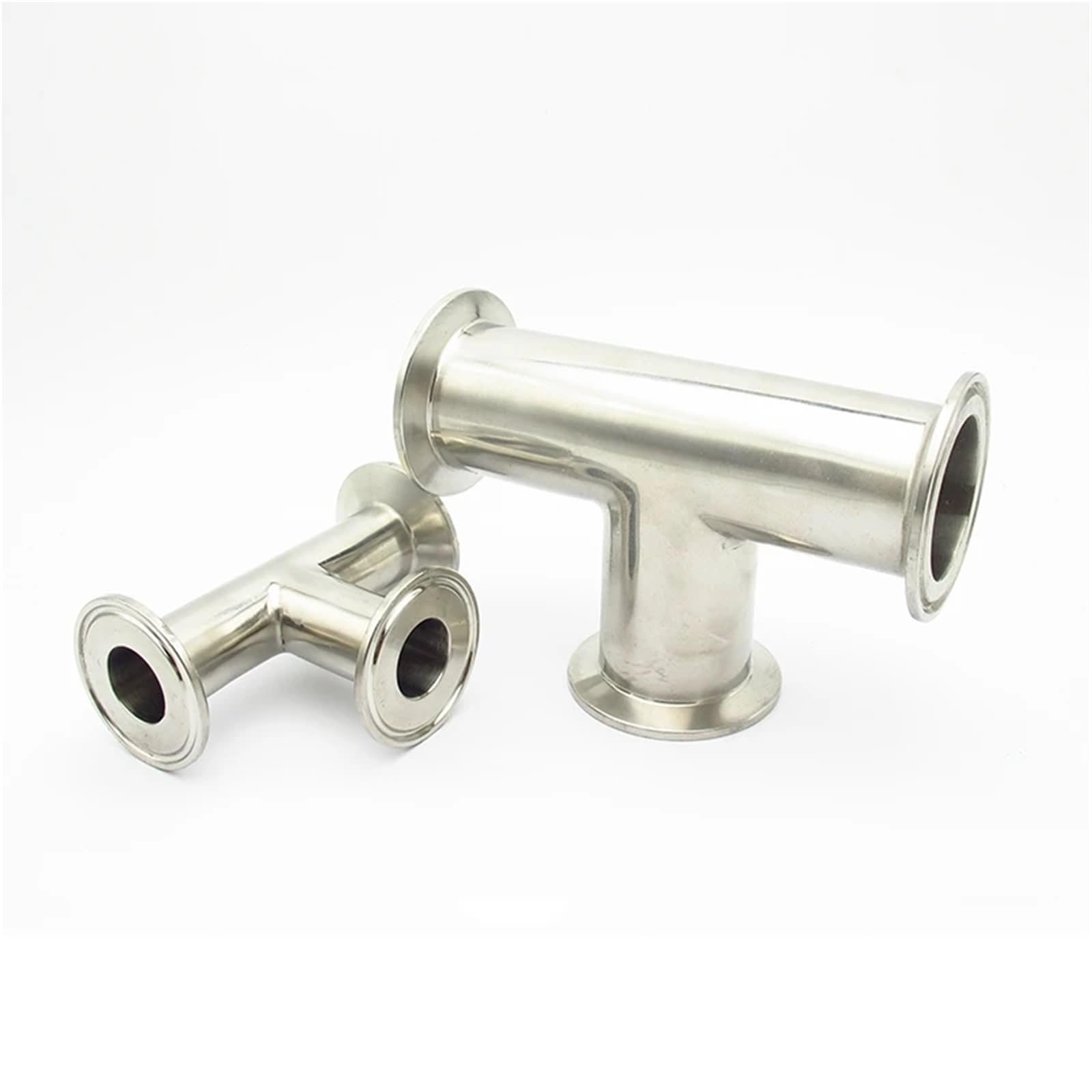 19mm 25mm 32mm 38mm 45mm 51mm 57mm 63mm 76mm 89mm 102mm OD 304 Stainless Steel Ferrule Tee Pipe Fitting Fit Tri Clamp(89mm Ferrule 106mm)
