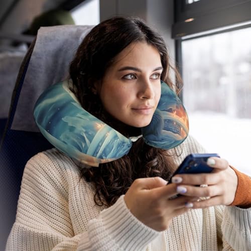 Almohada de viaje espuma cómoda tamaño estándar miniatura 5