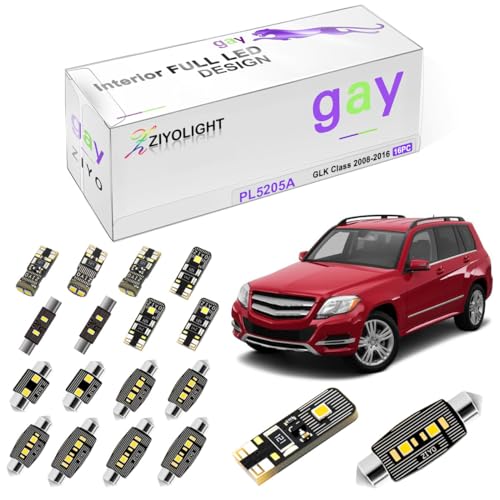 Kit de luz LED interior para Mercedes Benz GLK X204 2008-2016 miniatura 1