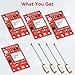 4 Pack GY-NEO6MV2 NEO-6M GPS Module - Flight Controller Module Board 3V-5V with Super Strong Ceramic Antenna Compatible with Ar duino ESP 32 Rasp Berry P i EEPROM APM 2.5 (Red)