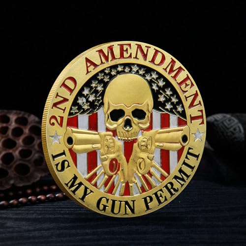 Medalla del Desafío Militar de EE. UU. Moneda Conmemorativa de Metal Lacado en Relieve Tridimensional - Oro - 40 * 3