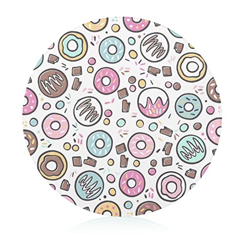 Planche de cuisine en verre trempé Donut anti-glisse et facile à nettoyer