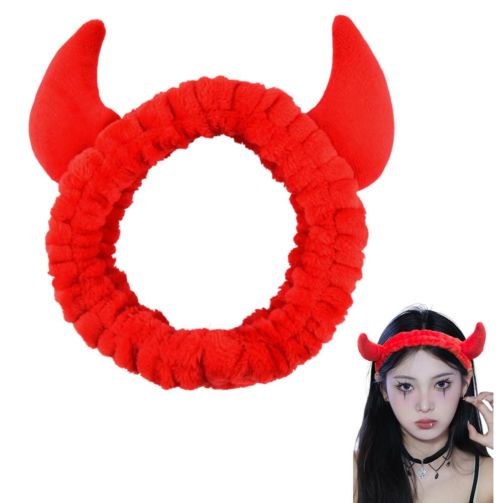 Bandeau De Douche Pour Laver Le Visage Maquillage Halloween Bandeau De Cheveux Pour Filles Femmes