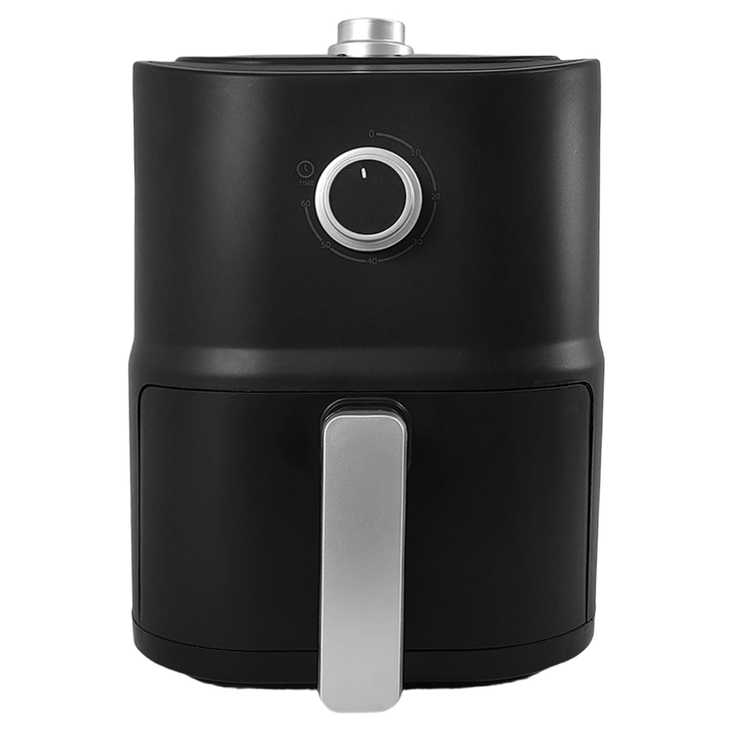 EasyKnob 3L Mini Air Fryer Oven, 5-in1 Small Air Fryer with Knob Control (Air Fry, Bake, Roast, Broil, Reheat), 800W, Dishwasher Safe Basket, 80-200°C, 0-60 Min Timer, Compact for Kitchen Dorm Office