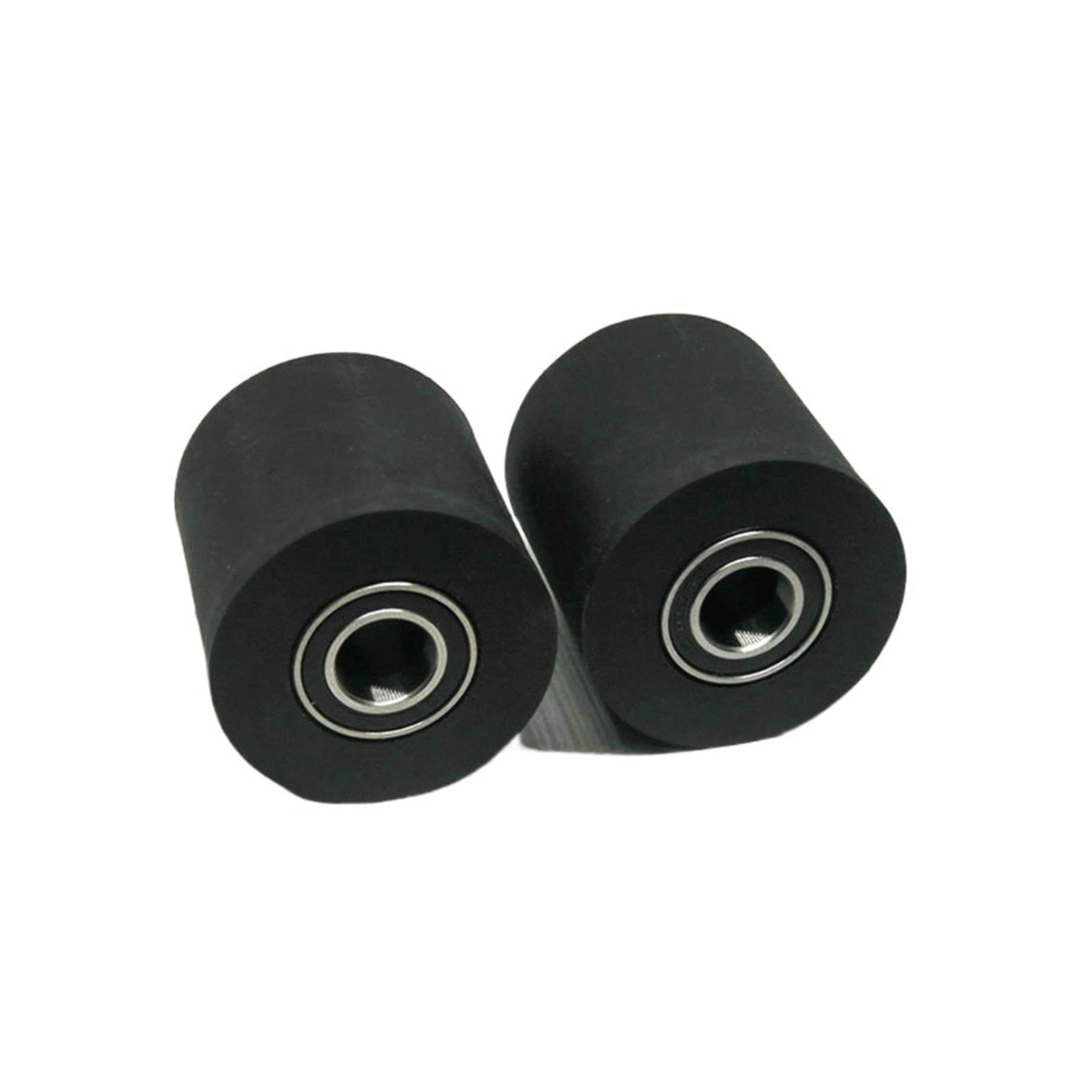 4 szt. 5/6/7/8/10 mm oś 35 średnica długość PU płaskie koło prowadzące z podwójnym łożyskiem Rolka napędzana PU (Size 7x35x35mm)