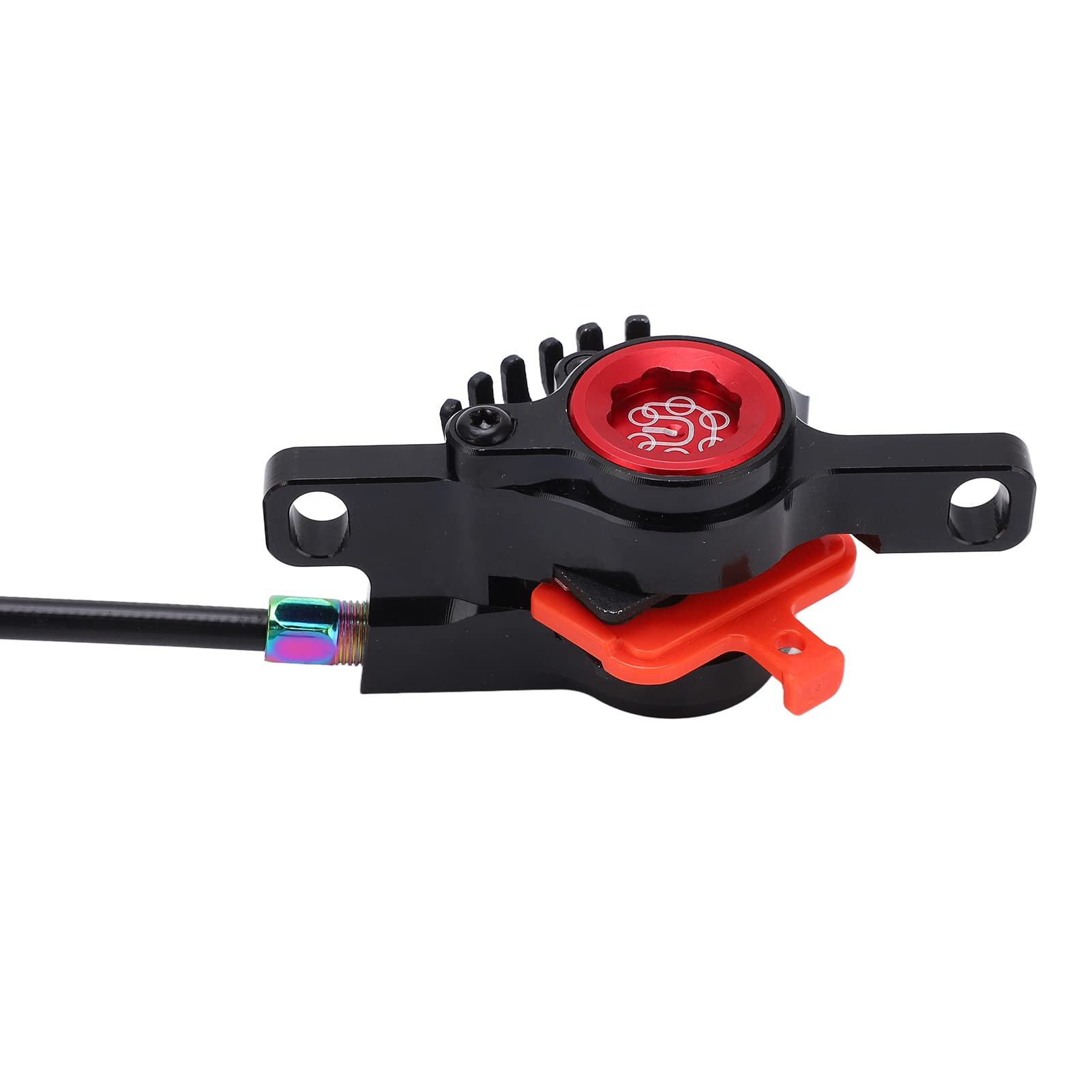 MEIJUN vélo arrière huile frein à disque 160mm Rotor étrier hydraulique frein à disque étriers (Noire)