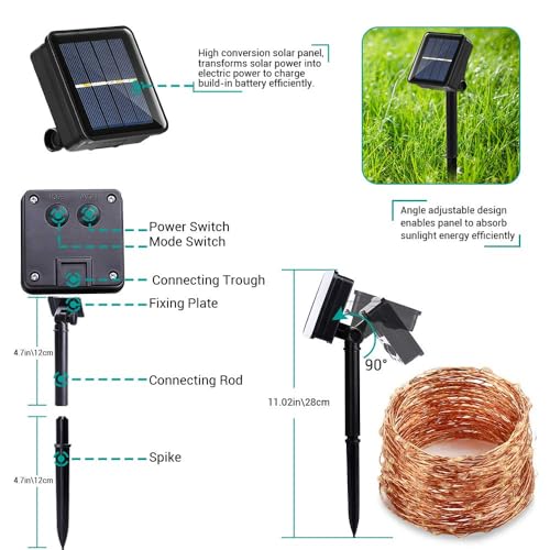 Joomer Solar String Lights Outdoor thumb #6