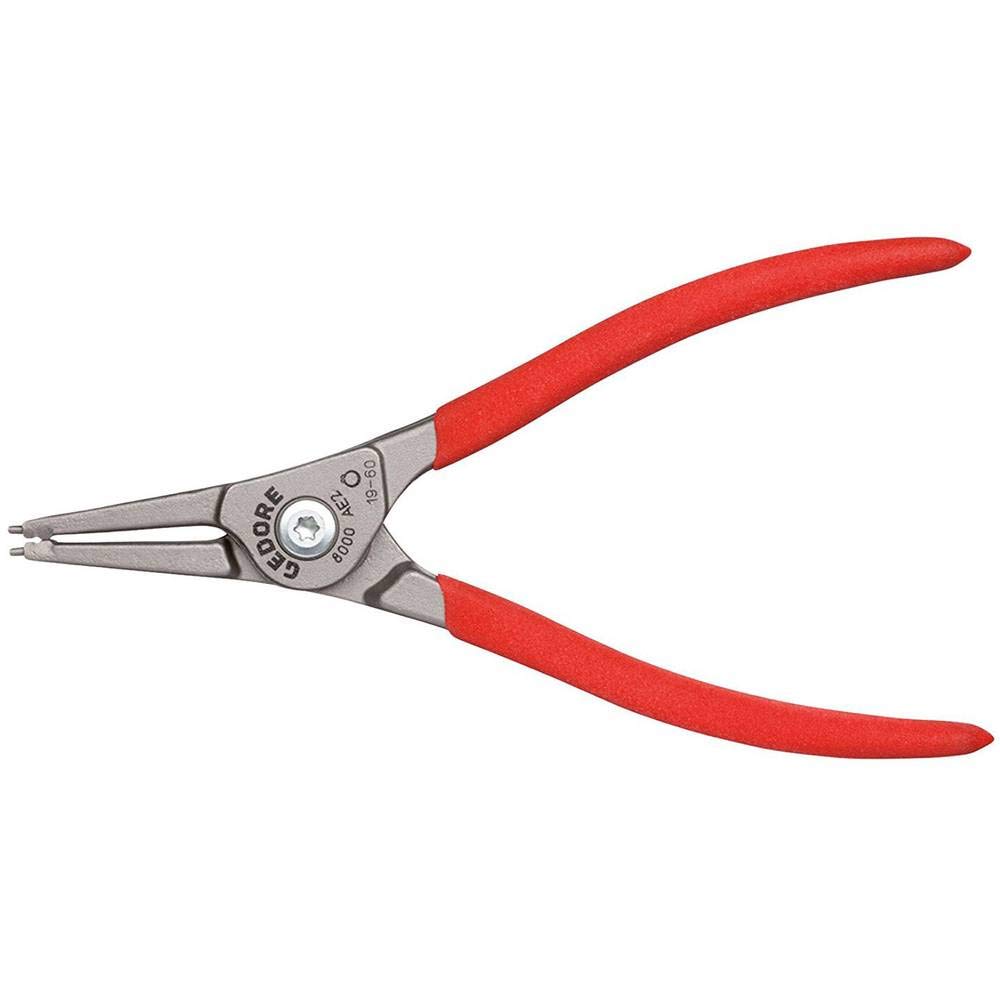 GEDORE Pinza di Montaggio per Anelli di Sicurezza Esterni, con Molla d’Apertura Collocata all’Interno, Becchi Dritti, Diametro Punte 3.2 mm, 8000 AE 4