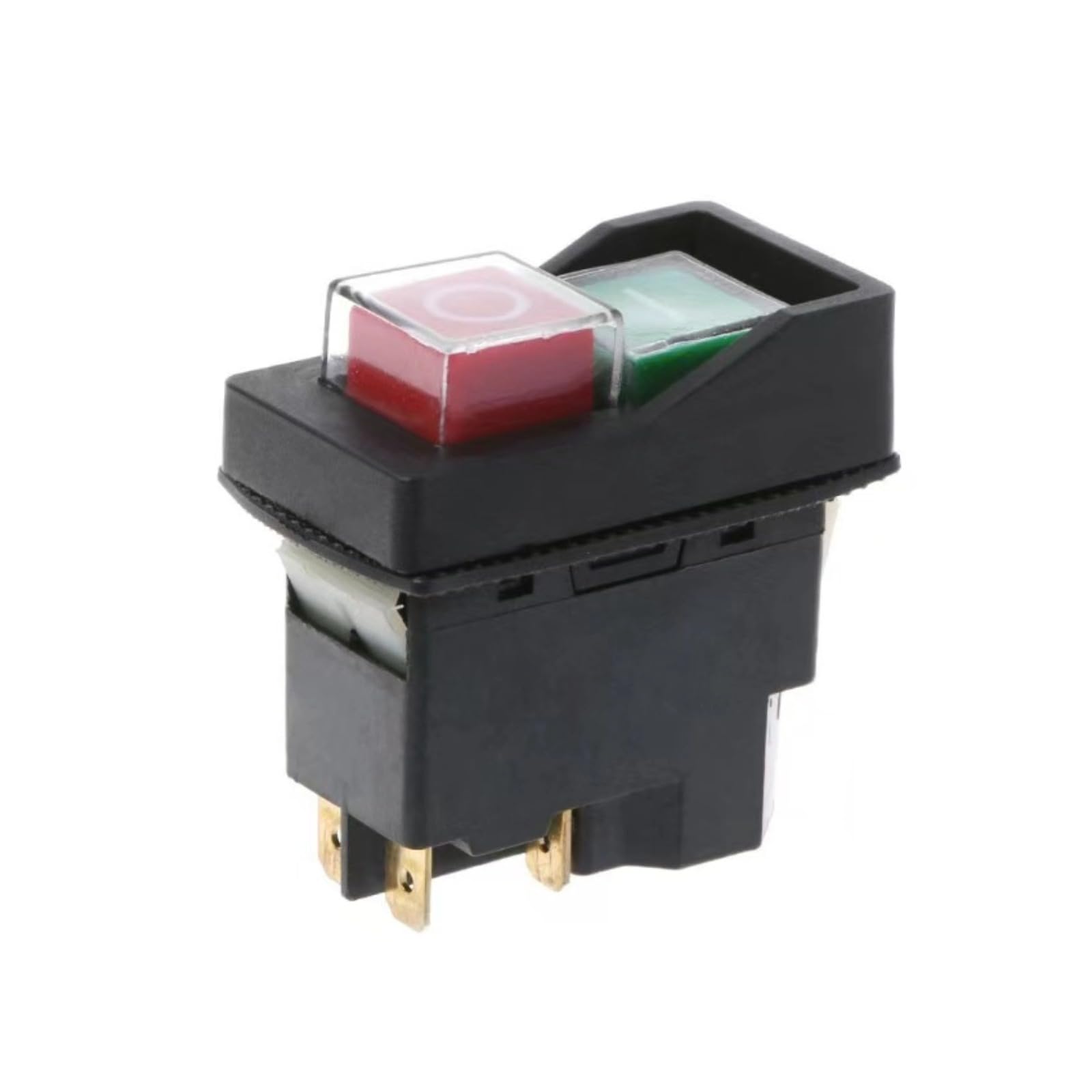 240V Cement Mixer Switch for Belle Minimix, IP55 Rated On/Off Power Switch for Turning Cement Concrete Mixer 5 Pin 16A Emergency Stop Push Button Waterproof Replacement for Machinery Textile Equipment