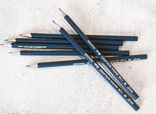 Caran d'Ache Edelweiss 3B Lápiz Grafito Pack 12 miniatura 1