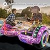 SIMATE Scooter, Bluetooth & Corlorful LED Lights, Gifts for Kids & Adults & Girls & Boys, for All Ages #1