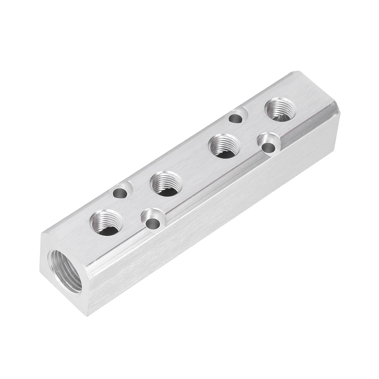 Divisor del Conector del Bloque de Distribución de Aire del Colector Neumático - Entrada G1/2 Salida G1/4 30x30mm(SY30-02-4F)