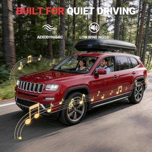 Image of 330 LBS Roof Rack Cross Bars Fit for Jeep Grand Cherokee 2022-2026 /Grand Cherokee L 2021-2026, Heavy-Duty Aluminum Crossbars, Cargo Bars for Bike, Snowboard, Skiboard, Luggage, Cargo Carrier