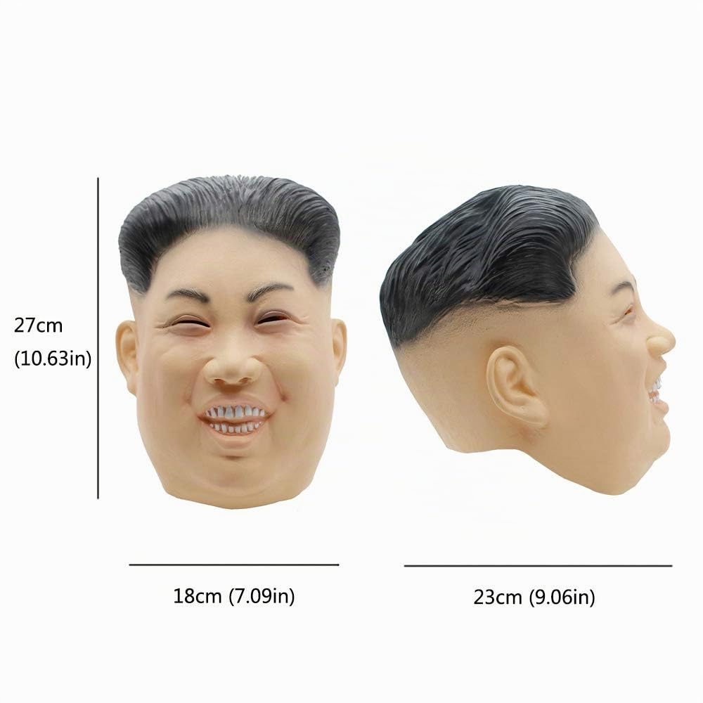 PartyCostume Máscara de Cabeza Humana de Fiesta de Traje Lujo de Halloween de Kim Jong - un