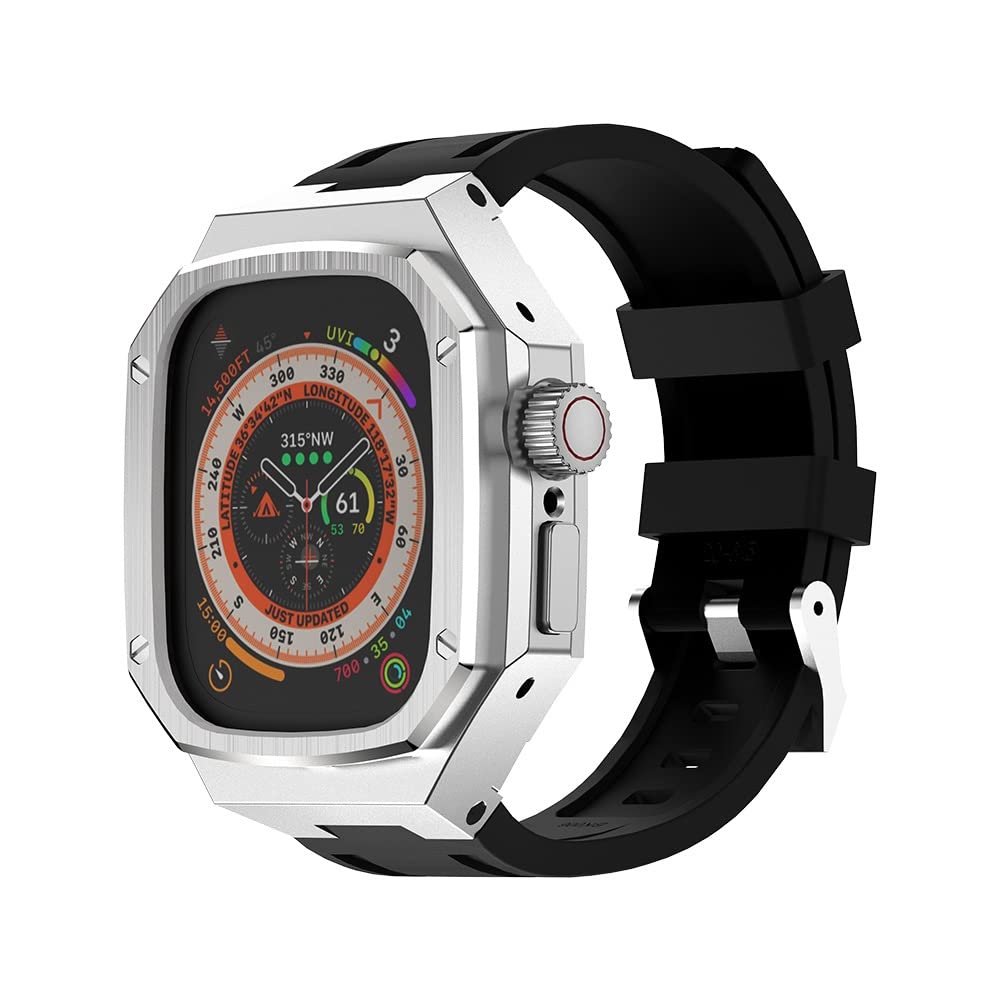 Kit de modification de boîtier en acier inoxydable pour Apple Watch - 8