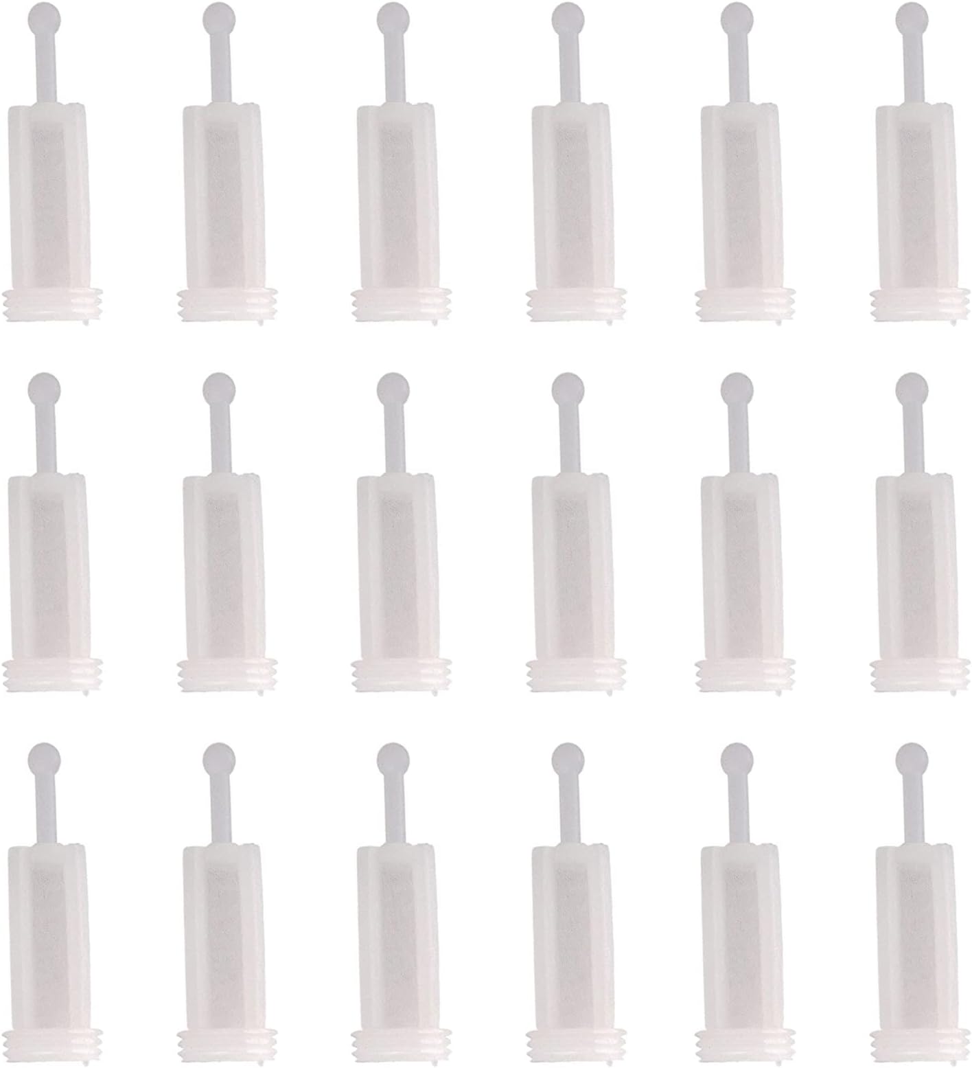 RLECS 30 Filtros Universales Para Pistola Pulverizadora, Filtros De Pintura De Alimentación Por Gravedad HVLP, Malla Fina, Color Blanco