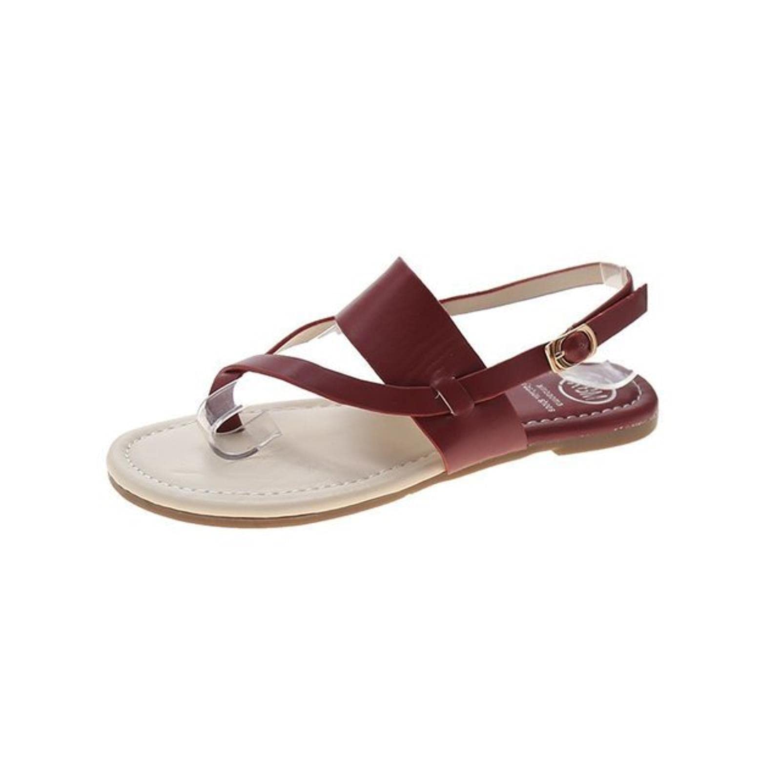 Amazon.co.jp: Simple Women Sandals 2021 Summer Sweet All Over Toe Sandals  Ladies Flat Bottom Beach Roman Shoes Ladies Sandals Red : Clothing, Shoes \u0026  Jewelry