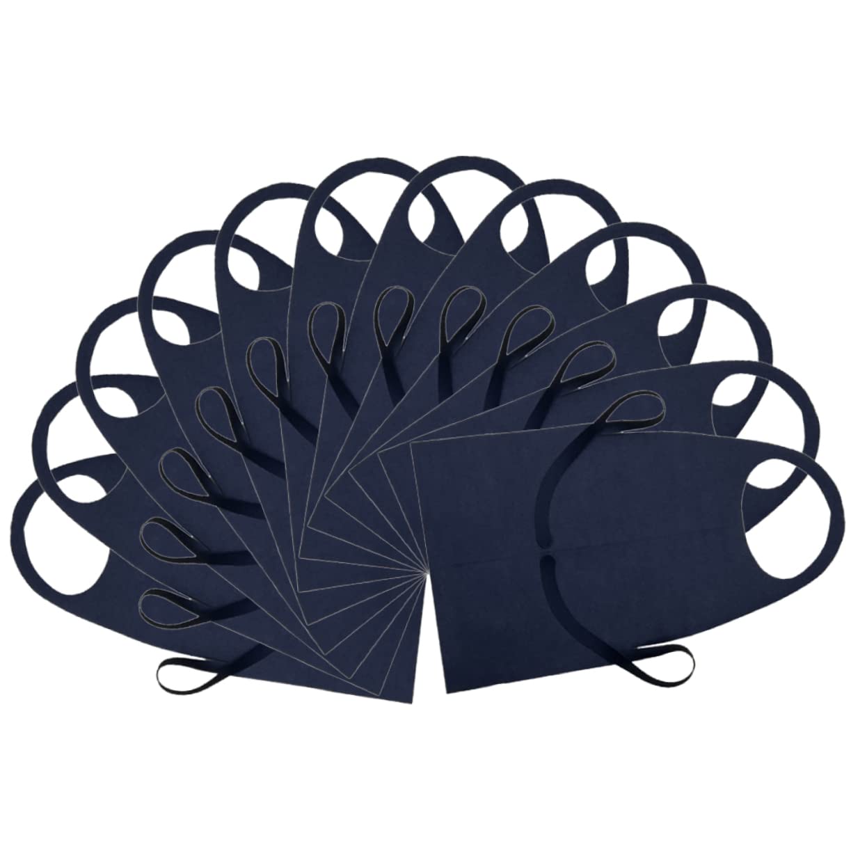 BRIGHTFUFU 12pcs Painting Aprons for Adults Oil Resistance Aprons Oil-proof Aprons Anti-oil Aprons Cooking Aprons Grease Proofing Aprons Multi-use Aprons Bulk Aprons Non-woven Fabric Black