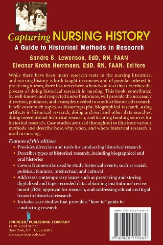 Capturing Nursing History: A Guide to Historical Methods in Research