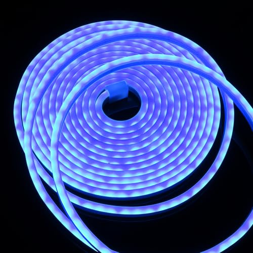 Tira de Luz LED Flexible Azul 5m con Fuente AC110V miniatura 6