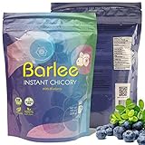 Barlee With Blueberry - Coffee Alternative Beverage Blend - Chicory Root Powder - Instant Chicory Coffee Substitute - No Sugar Caffeine Free Pack of 2 (14.10 oz total