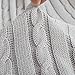 NTBAY 100% Pure Cotton Cable Knit Throw Blanket, Super Soft Warm 51x67 Knitted Throw Blanket for Couch, Sofa, Chair, Bed - Extra Cozy, Machine Washable, Comfortable Home Decor, Silver Grey