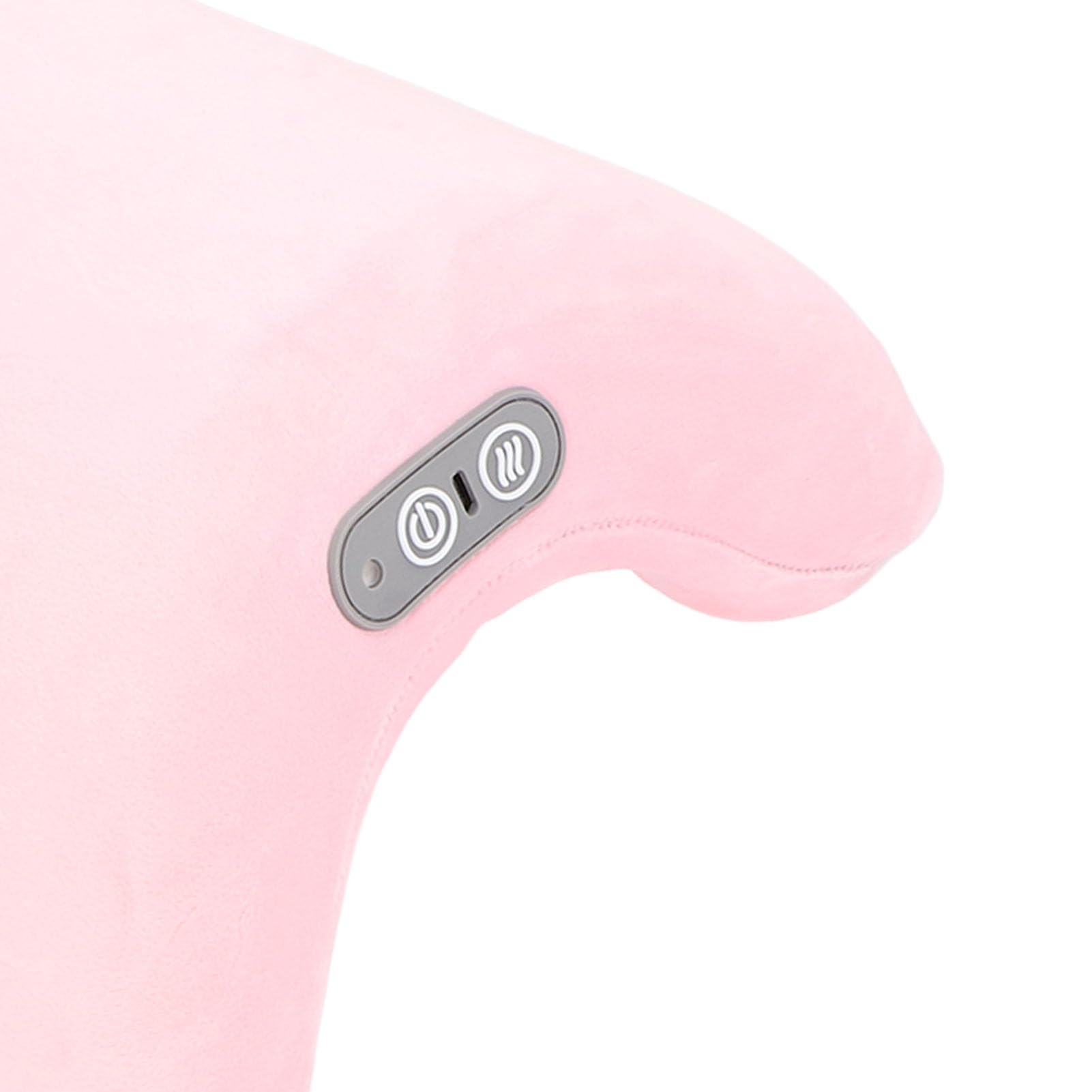 Cuscino da massaggio al collo di massaggio posteriore elettrico. (Rosa)