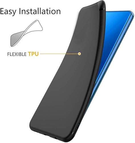 Miniatura 8 de FZYM - Funda delgada negra delgada para Xiaomi 12S Ultra, funda protectora suave con protección flexible de TPU para Xiaomi 12S Ultra (6.73 pulgadas)